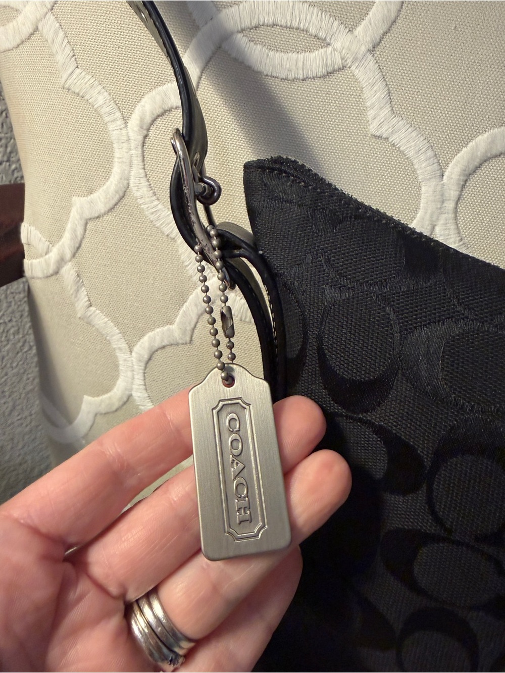Coach Black logo Crossbody/Shoulder Bag - Picture 2 of 6